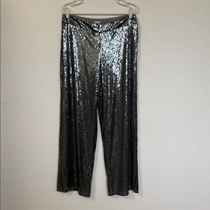A New Day Silver Sequin Pants